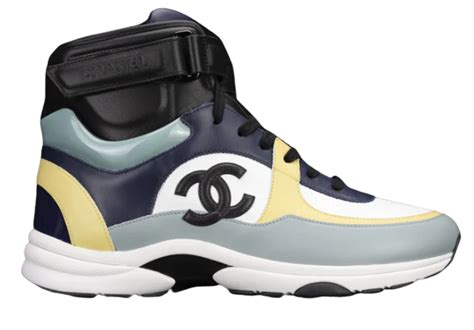 chanel shoes sneakers colorful|chanel high top sneakers 2021.